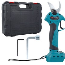 효율적인 과일나무 분재 무선 가지치기 가위 도구 마끼다 18V 배터리 전기 나뭇가지 커터, 03 Black