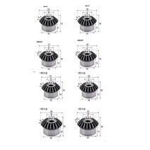 베벨 기어 1M 15/16/18/20/22/25/30 톱니 내부 보어 6mm 기어 90 도 변속기 기어 DIY 탄소강 cnc 기계, 07 20 T_03 7mm