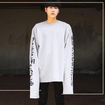 같은 개성 의 거소 매 맨투맨 거리 펑 크 긴팔 와 이 드 빅 사이즈 의 롱 티셔츠 남녀 지 드 래 곤