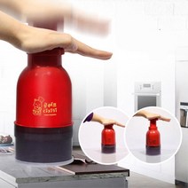 이유식 죽재료 스텐칼날 수동 다지기도구 커터기 갈갈이 갈기 고기 멀티, 1개, 곰쉐프다지기 레드