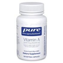 퓨어인캡슐레이션 비타민A 3000mcg 10000IU 120정, 1개, 기본