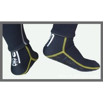 다이빙 스쿠버 슈트잠수정 스노클링 양말 부츠 용 Slinx 3mm 네오프렌 따뜻한 밑창, XL, 검은 색