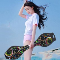 입문자용 고급 에스보드 S보드 킥보드 롤러브레이드 전동, 드래곤 블루