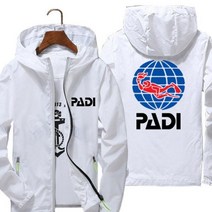 남성 여성 스쿠버 드라이버 PADI 윈드 브레이커 파일럿 얇은 반사 선 스크린 울트라 라이트 자켓 코트 비행 남성 특대 7XL