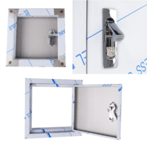 벽면 매립 스텐점검구 배전함 소화전 계량기 점검 원터치손잡이 200-600, 400X600