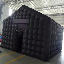 리빙쉘텐트 대형 블랙 풍선 큐브 웨딩 텐트 광장 전망대 룸 야외 사용을 위한 큰 모바일 휴대용 나, 01 4x4x3.6meters