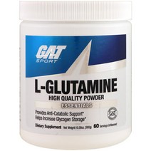 GAT 지에이티 엘 글루타민 가루 파우더 무향 L Glutamine Unflavored 300g, 1개
