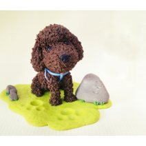 주문제작 리얼 펫 고양이 강아지 모형 커스텀 피규어 반려동물 도자기 인형, 6cm