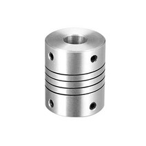 uxcell 10mm to 10mm Aluminum Alloy Shaft Coupling Flexible Coupler Motor Connector Joint L30xD25 Sil, 1