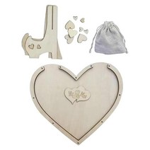 WENYAN 웨딩 파티 방명록 리셉션 웨딩 표지판 75 디스플레이 웨딩 센터, 활기 없는, 목재