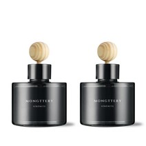 몽때리 세레니테 차량용 방향제 자동차 디퓨저 120ml 1+1, 클린코튼