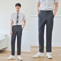 [빅사이즈] 하복 허리조절 먹색 교복바지(남자) ~6XL