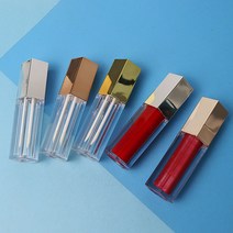 DIY 수제 만들기 예쁜 립 글로즈 오일 워터 틴트 투명 공병 빈 용기 통 병 디스펜서 케이스 골드 금색