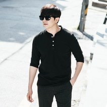 비시크 로섬 헨리넥 7부 티셔츠