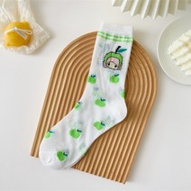 웃긴 특이한 귀여운 인싸 관종 양말 여성 멜로디 튜브 스포츠 해피 삭스