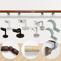 벽부형 핸드레일 브라켓 계단 낙상방지 미끄럼 방지 벽부 안전 손잡이 벽 고정 안전바, 파이프(4M) - 웰넛 604