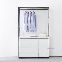리코행거 수납 1200 드레스룸 1인가구 옷장 선반 미니 옷걸이def706, MMSg_애쉬