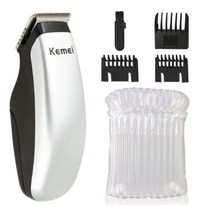 Kemei KM-666 전기 헤어 클리퍼 미니 휴대용 커팅 수염 이발 남성 트리머, 02 without box