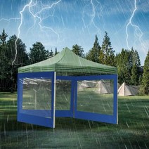 천막 캐노피 텐트 야외 캠핑 장식 파티 옥스포드 방수 그늘 정원, 04 Blue_01 One Size