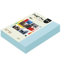 종이문화 프린트프로 칼라복사지 A4 80g No.16 스카이블루 500매