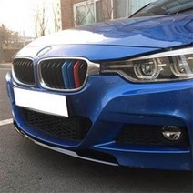 BMW F30 3시리즈 프론트립 바디킷 (M패키지/쉐도우패키지 전용), 무도색검정