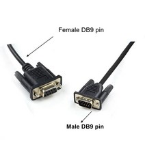 목재톱델타 DOP-B / TP 시리즈 HMI 터치 스크린 PLC 프로그램 케이블 연결 및 간의 통신, 01 Male DB9_05 Siemens