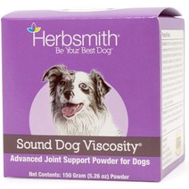 강아지 관절 영양제 관절약 보조제 Herbsmith Sound Dog 점도 - 개를 위한 고급 지원 수의사가 추천하는 강아지용 글루코사민 히알루론산 콘드로이틴 MSM 천연 통증 완, [01] 30ct Small Chews