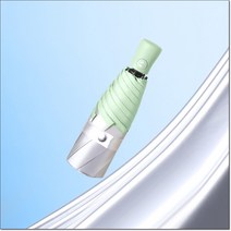 티타늄 실버 자외선 차단 양우산 UV 차단 3단자동양산, 아이보리