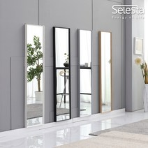 셀레스타 데코 사각 전신거울 벽걸이 400 x 1680, 그레이_AAS92