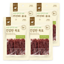 굿데이 건강한 육포 강아지 간식 100g, 20개, 소프트 소고기맛