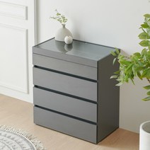 나오 800 아일랜드 서랍장 4단 속깊은 드레스룸 악세사리 디바이더 옷수납, 그레이