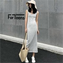 오노마 오노마 ONM 민소매 롱 원피스 데일리 캐주얼 베이직 나시원피스 (8055673)