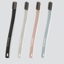 GRATO 모던 미세모 칫솔 4P SET, 1개