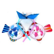 5인세트 입바람 물고기장난감 유아만들기키트 캠핑놀거리 방학, 1. 파란 물고기 개별포장