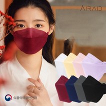 에어에이드 하나뿐인 미세먼지 황사방역 마스크 대형 KF-94, 50매입, 1개, 핑크