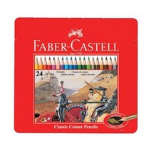 남가커머스 파버카스텔)일반 유성색연필 (24색/틴케이스/115845) 04956-50964ea, namgac 본상품선택