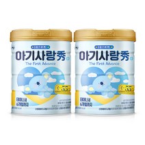 아기사랑수 어드밴스 분유 1단계, 2캔, 750g