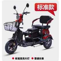 삼륜 전동 스쿠터 노인 어르신 이동 장보기 산책, 90마일 주행 48V20A 배터리 + 충전기