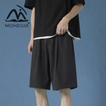 MOHEGIA 반바지 남자 여름 아이스 실크 얇은 스포츠 캐주얼 바지