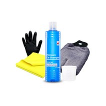 바인더 카 샴푸 블루 500ml apc세차 폼샴푸 세차폼 세차 세제 올인원 차세정제 장갑, 바인더 카샴푸 500 세트