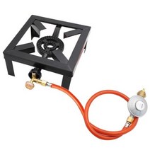 캠핑난로8kw 가스 끓는 링 주철 버너 대형 LPG 스토브 야외 밥솥 철 프레임 휴대용 화재 제어, EU Plug|CHINA