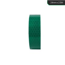 영화관 공연장 안내용 고휘도 반사테이프 폭24mm 녹색 공장 야간 도로명판 현장
