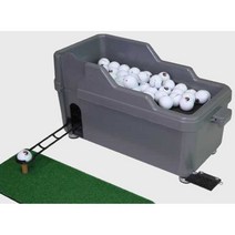 sdmm 오토티업기 골프 스윙 연습기 자동 훈련 스크린골프 기계, 그레이