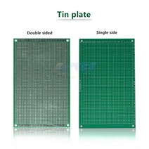 만능ad보드 모니터 영상보드 노트북패널 diy용 양면 주석 플레이트 PCB 회로 기판 4x6 5x7 6x8 7x9CM 유리 섬유 보드 범용 구멍, [18] 18x30cm 2.54