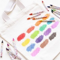 패브릭 크레용 8색 15색 어린이 유아 무독성 크레파스 엄마표미술