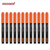 모나미 에딩슈퍼 형광펜 600 일반/파스텔 1다스, 오렌지(12개입)