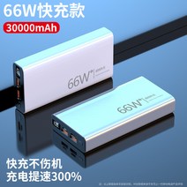 샤오미 초대용량 보조배터리 66W 급속충전 PD 50000mAh 파워뱅크 베터리 스마트폰 캠핑, E.30000mAh