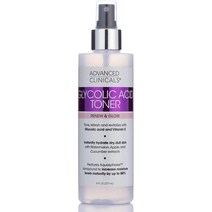 Advanced Clinicals Glycolic Acid Toner 미국 어드밴스드 클리니컬스 글리콜 산 페이스 토너 모이스처라이징 스프레이 237ml