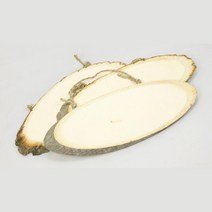 펜션 호실판 타원형 나무 원목 DIY 문패 사인 4p