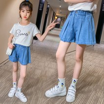 [당일발송]주니유니 주니어 에이청치마바지 초등학생청치마 치마바지 주니어치마바지 주니어청반바지